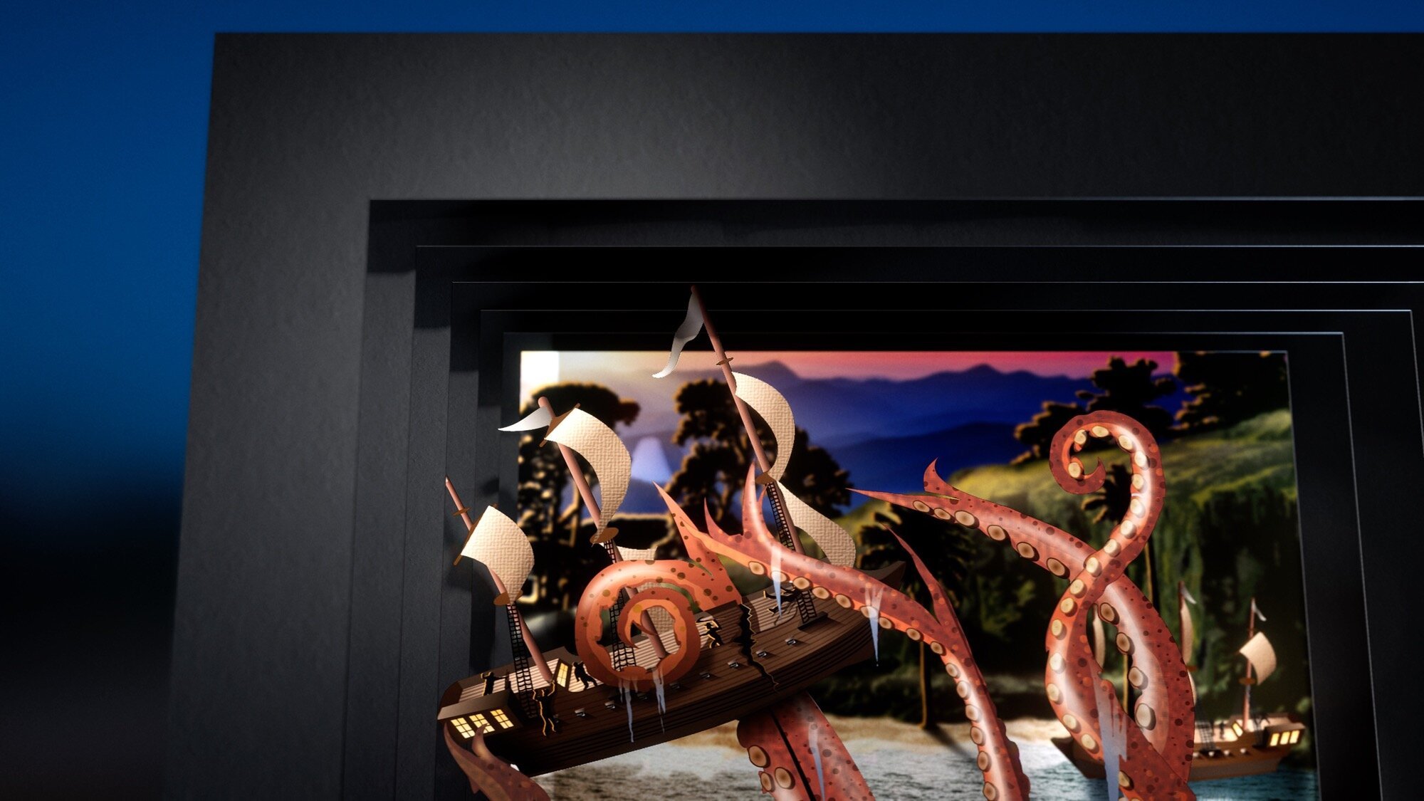 ☆ Diorama Art I finished my first diorama! 